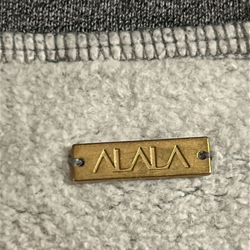 Alala Gray Color Block Asymmetrical Sweatshirt - image 4